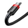 Cablu de Date USB la Micro-USB 1.5A, 2m - Baseus Cafule (CAMKLF-C91) - Red Black