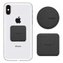 Placute Metalice pentru Telefon (set 2) - Ringke PU Leather Cover - Black