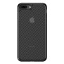 Husa pentru iPhone 7 Plus / iPhone 8 Plus - Techsuit CarbonFuse - Black