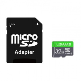 Card de Memorie TF 32GB + Adaptor - USAMS High Speed (US-ZB118) - Black