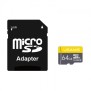 Card de Memorie TF 64GB + Adaptor - Usams High Speed (US-ZB119) - Black