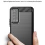 Husa pentru Huawei P Smart 2021 - Techsuit Carbon Silicone - Black