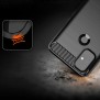 Husa pentru OnePlus Nord N10 5G - Techsuit Carbon Silicone - Black