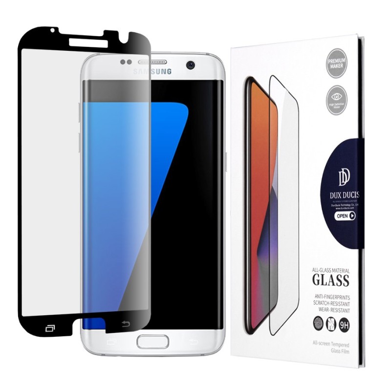 Folie pentru Samsung Galaxy S7 Edge - Dux Ducis Tempered Glass - Black