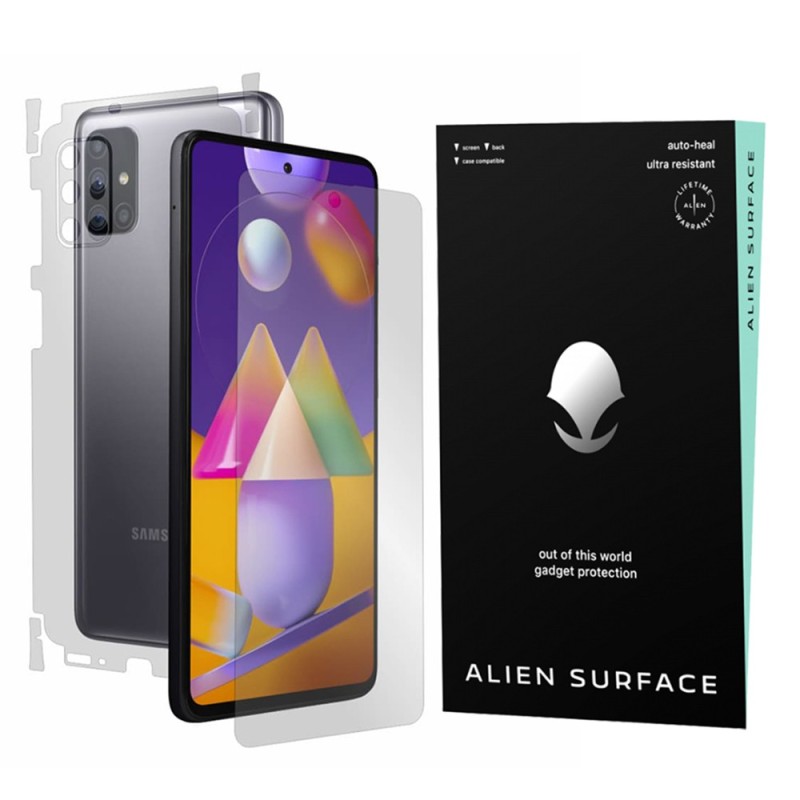 Folie pentru Samsung Galaxy M31s - Alien Surface Screen+Edges+Back - Transparent