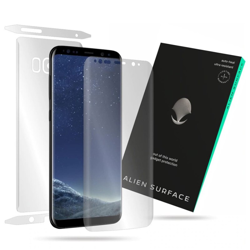 Folie pentru Samsung Galaxy S8 - Alien Surface Screen+Edges+Back - Transparent