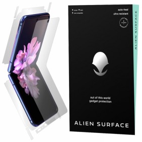 Folie pentru Samsung Galaxy Z Flip / Z Flip 5G - Alien Surface Screen+Edges+Back - Transparent