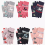 Manusi Touchscreen - Techsuit Raindeer Woolen (ST0002) - Dark Pink