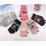 Manusi Touchscreen - Techsuit Raindeer Woolen (ST0002) - Pink