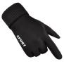 Manusi Touchscreen - Techsuit Suede (ST0009) - Black