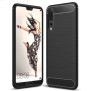 Husa pentru Huawei P20 Pro - Techsuit Carbon Silicone - Black