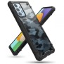 Husa pentru Samsung Galaxy A52 4G / A52 5G / A52s 5G - Ringke Fusion X Design - Camo Black