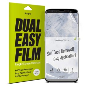 Folie pentru Samsung Galaxy S8 Plus (set 2) - Ringke Dual Easy Full - Clear