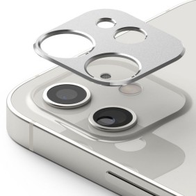 Protectie Camera pentru iPhone 12 mini - Ringke Camera Styling - Silver