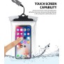 Husa Waterproof pentru Telefon 6.3 inch - Ringke Pouch Case - Black