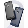 Husa pentru Motorola Moto G9 Power - Techsuit Carbon Silicone - Black