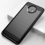 Husa pentru Xiaomi Redmi Note 9T 5G - Techsuit Carbon Silicone - Black