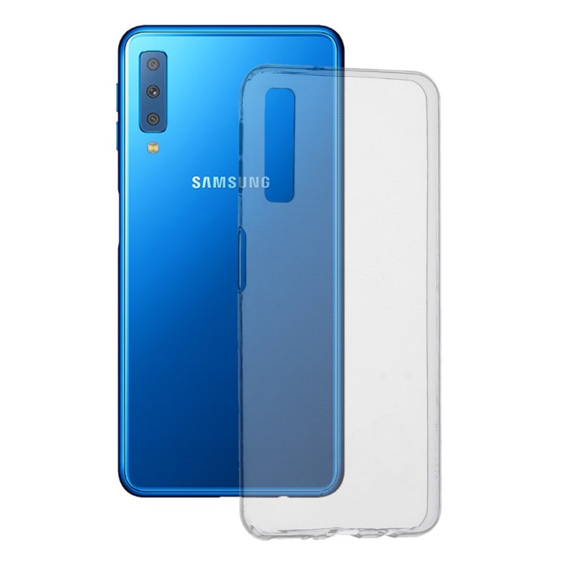 Husa pentru Samsung Galaxy A7 2018 - Techsuit Clear Silicone - Transparent