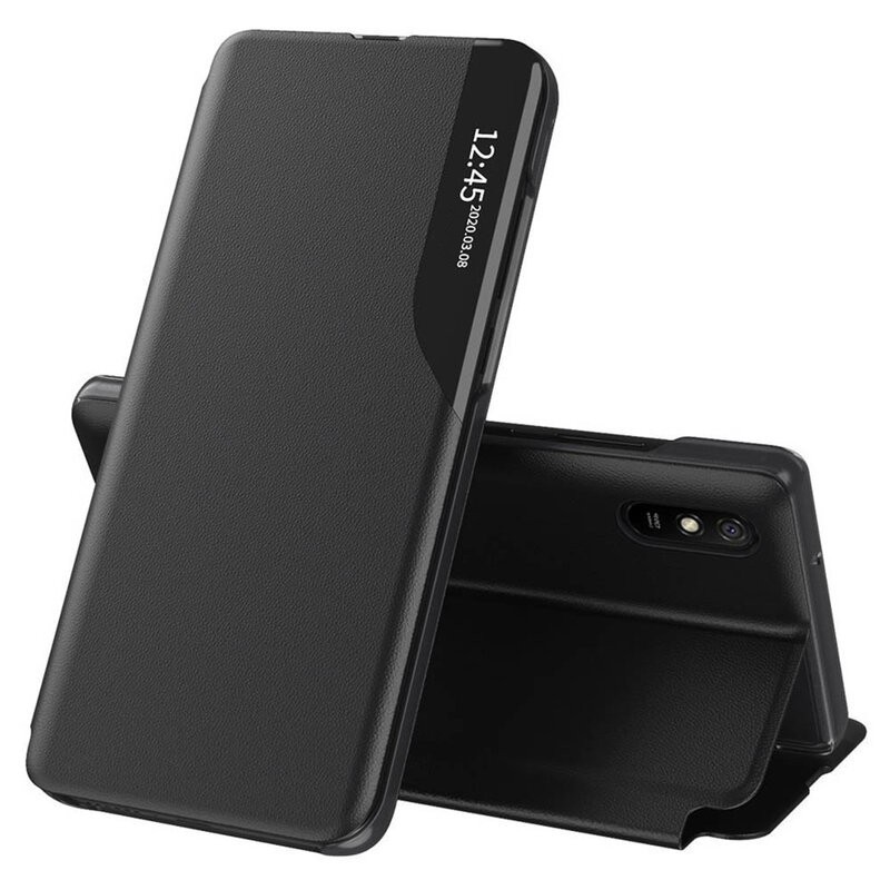 Husa pentru Xiaomi Redmi 9A / Redmi 9AT - Techsuit eFold Series - Black