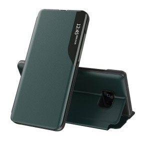 Husa pentru Samsung Galaxy S7 Edge - Techsuit eFold Series - Dark Green