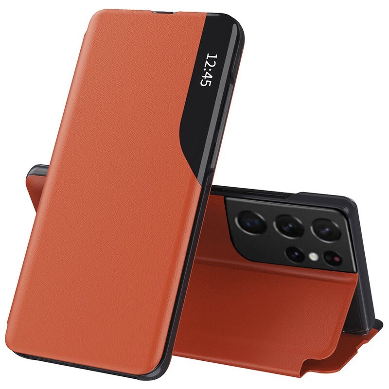 Husa pentru Samsung Galaxy S21 Ultra 5G - Techsuit eFold Series - Orange