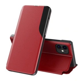 Husa pentru iPhone 12 / 12 Pro - Techsuit eFold Series - Red