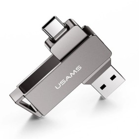 Stick de Memorie USB, Type-C 16GB - Usams (US-ZB198) - Iron Gray