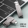 Stick de Memorie USB, Type-C 16GB - Usams (US-ZB198) - Iron Gray