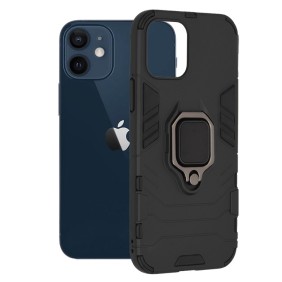 Husa pentru iPhone 12 / 12 Pro - Techsuit Silicone Shield - Black