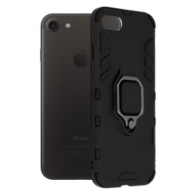 Husa pentru iPhone 7 / 8 / SE 2, SE 2020 / SE 3, SE 2022 - Techsuit Silicone Shield - Black