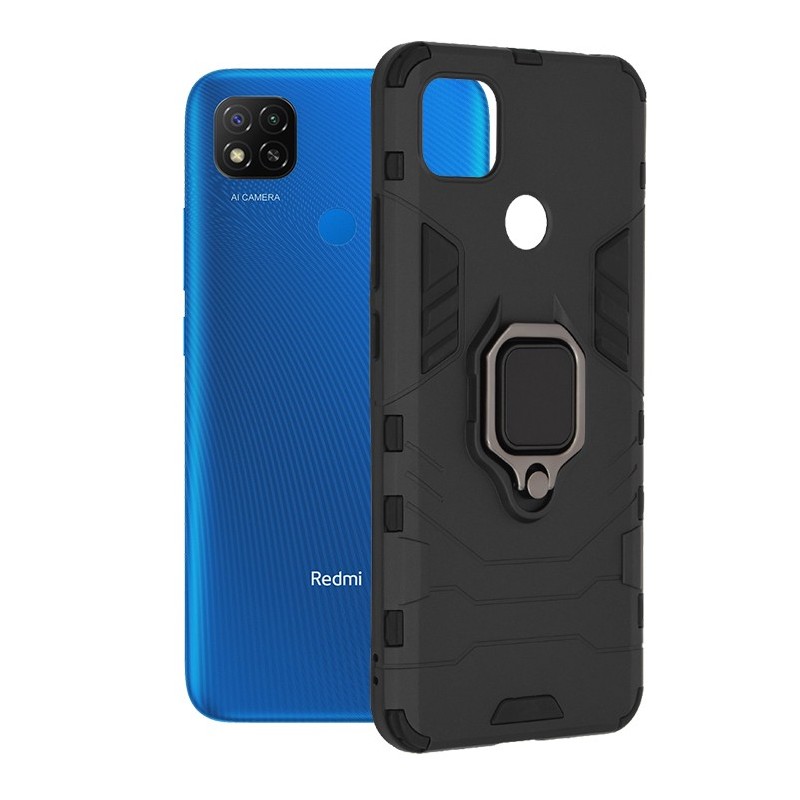 Husa pentru Xiaomi Redmi 9C / Redmi 9C NFC - Techsuit Silicone Shield - Black