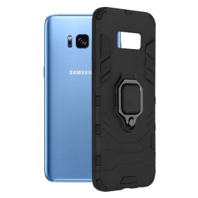 Husa pentru Samsung Galaxy S8 Plus - Techsuit Silicone Shield - Black