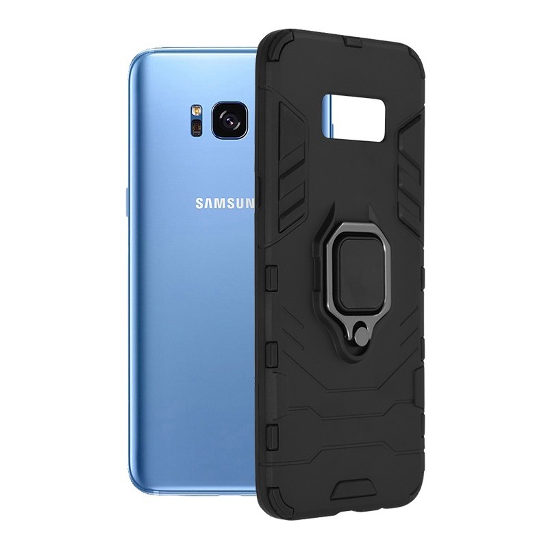 Husa pentru Samsung Galaxy S8 Plus - Techsuit Silicone Shield - Black