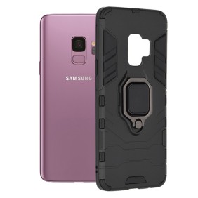 Husa pentru Samsung Galaxy S9 - Techsuit Silicone Shield - Black