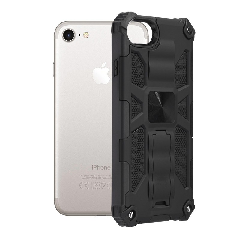 Husa pentru iPhone 7 / 8 / SE 2, SE 2020 / SE 3, SE 2022 - Techsuit Blazor Series - Black