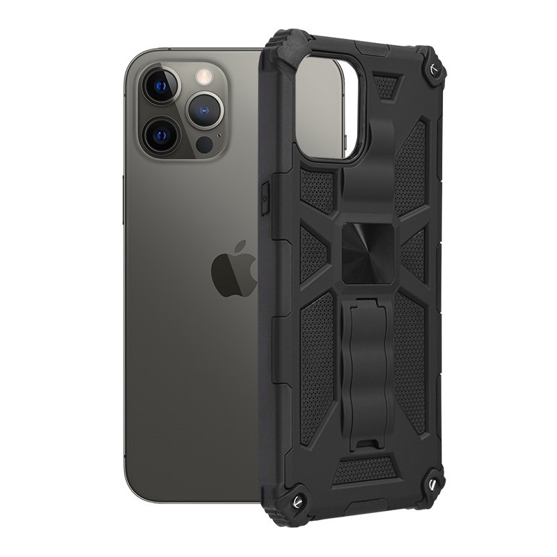 Husa pentru iPhone 12 Pro Max  - Techsuit Blazor Series - Black