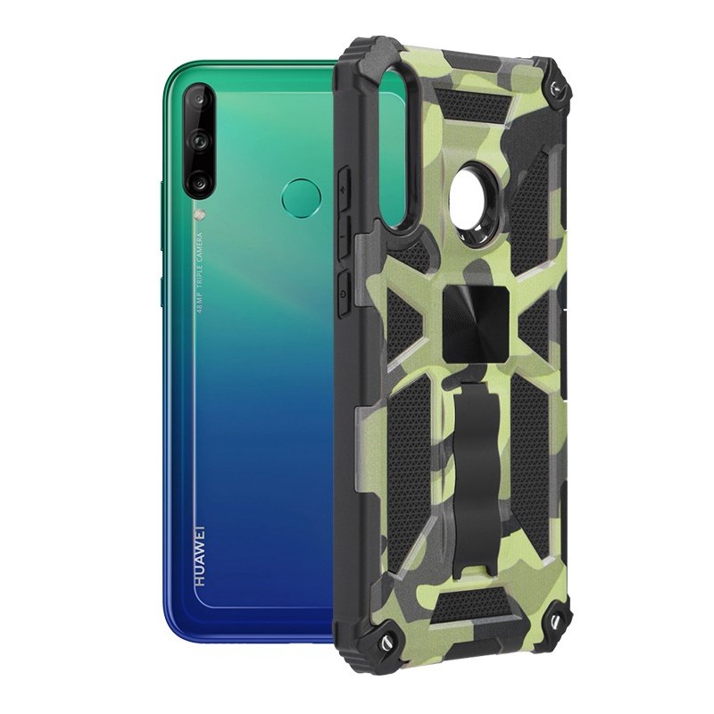 Husa pentru Huawei P40 Lite E / Y7p - Techsuit Blazor Series - Camo Lime